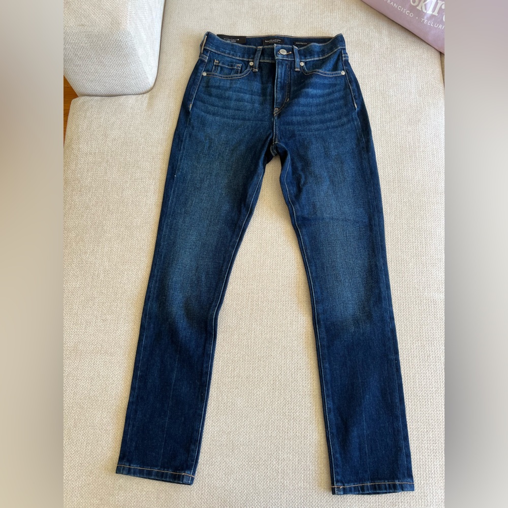 Banana Republic women’s high-rise slim straight ankle jeans, size 26